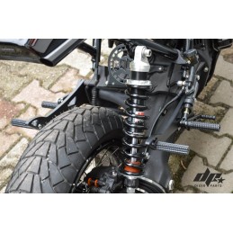 FUSSRASTEN-KIT HINTERSEITE BLACK EDITION für BMW K100 K75 K1100