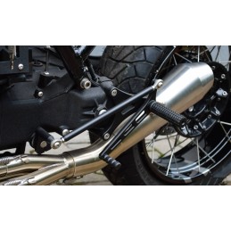 SHORTY DRIVER REARSETS BLACK KIT FOR BMW K75 K100 K1100