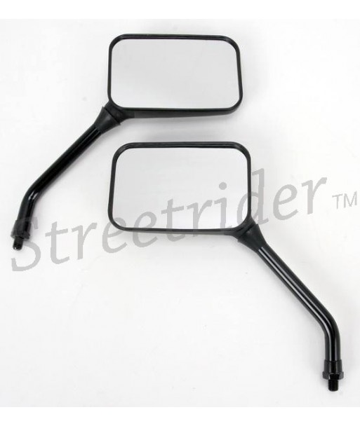 DELUXE BLACK GP LONG STEM MIRRORS FOR YAMAHA MOTORCYCLE