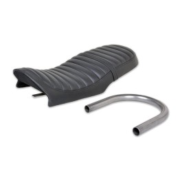 SELLA IN PELLE VINTAGE TUCK N' ROLL NERA MOTO BMW K75 K100