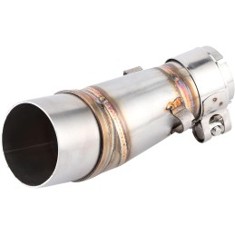 PREMIUM STAINLESS STEEL UNIVERSAL COLLECTOR 38 - 51 MM FITTING TUBE CAFE RACER MOTORCYCLE