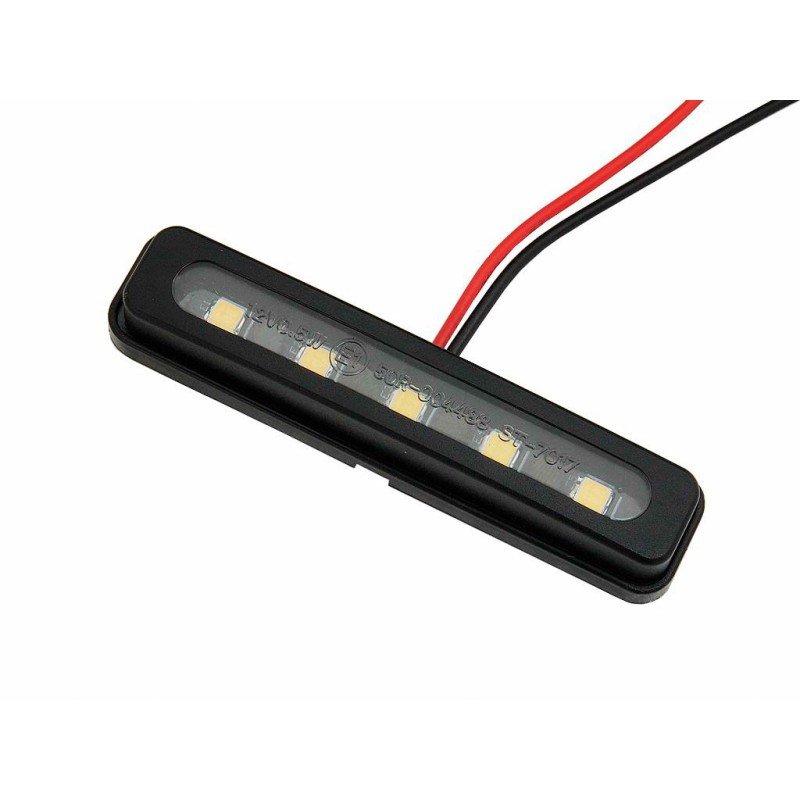 LED LICENSE PLATE LIGHT BODY APPROVED IN ABS STYLE 4 MOTORCYCLE CAFE RACER
