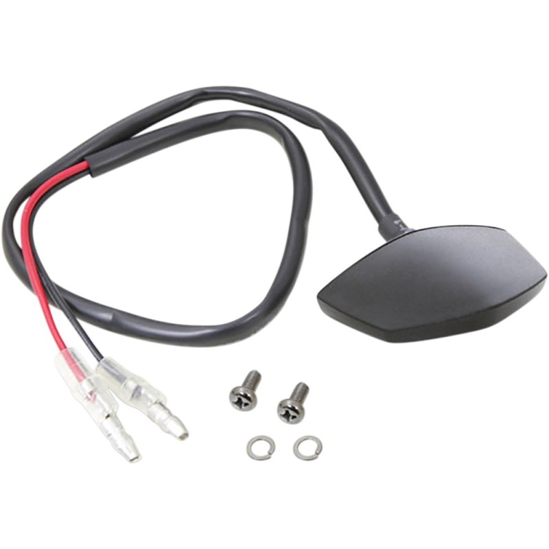 LED LICENSE PLATE LIGHT BODY KOSO SPEED EU APPROVED ABS MOTORCYCLE CAFE RACER