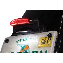 LED LICENSE PLATE LIGHT BODY KOSO SPEED EU APPROVED ABS MOTORCYCLE CAFE RACER