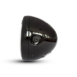 SCHEINWERFER SCHWARZE MULTI LED 7.5" 190 MM FÜR CAFE RACER MOTORRAD