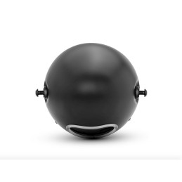 SCHEINWERFER SCHWARZE 6.5" 165 MM QUAD LED FÜR CAFE RACER MOTORRAD