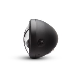 FARO FANALE ANTERIORE 7.6" 193 MM LED X-DESIGN CNC NERO PER MOTO CAFE RACER