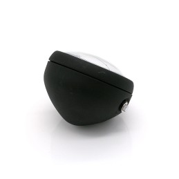 SCHEINWERFER SCHWARZE 6.7" 170 MM 4 LED FÜR CAFE RACER MOTORRAD