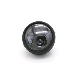 BLACK HEADLIGHT 6.7" 170 MM 4 LED FOR CAFE RACER MOTORCYCLE