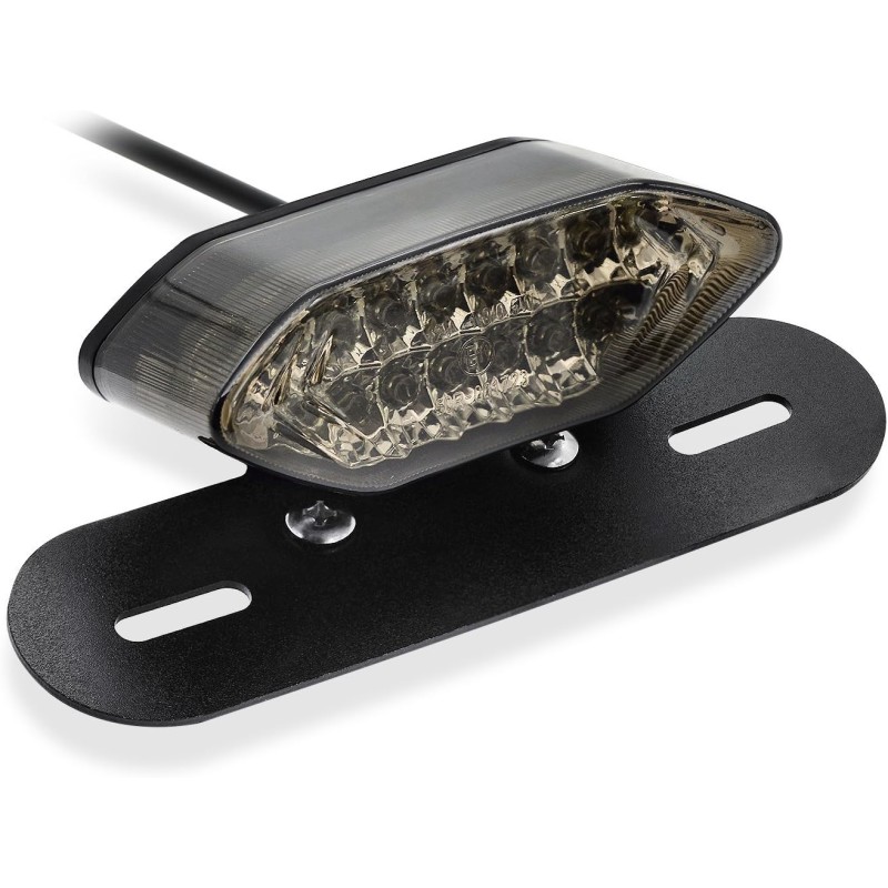 RÜCKLICHT KLARE LINSE MIT INTEGRIERTEN BLINKER EU GENEMIGHT FUER MOTORRAD CAFE RACER