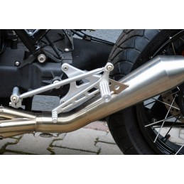 FAHRER-FUSSRASTEN-SATZ HINTER SILVER für BMW K75 K100 K1100