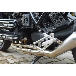 SHORTY DRIVER REARSETS SILVER KIT FOR BMW K75 K100 K1100