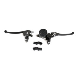 HEBEL ALUMINIUM BREMSE UND KUPPLUNG KIT DELUXE SCHWARZ LENKER 22 MM MOTORRAD CAFE RACER