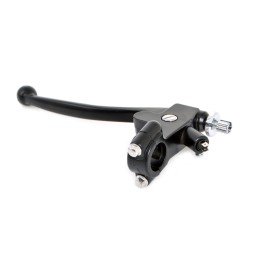 CONTROLS LEVERS IN ALUMINUM BRAKE AND CLUTCH KIT BLACK DELUXE FOR 22MM HANDLEBAR MOTO CAFE RACER