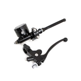 HEBEL ALUMINIUM BREMSE UND KUPPLUNG KIT DELUXE SCHWARZ LENKER 22 MM MOTORRAD CAFE RACER
