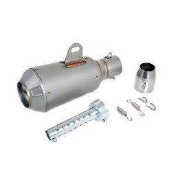 SILENCIEUX UNIVERSEL D’ÉCHAPPEMENT HYPERMOTARD GP COURT POUR CAFE RACER MOTO