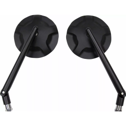 SPECCHIETTI RETROVISORI SHAPE NERI OPACHI OMOLOGATI PER MOTO