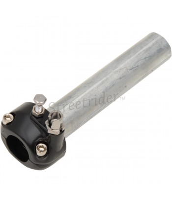 THROTTLE THROTTLE HANDLEBAR 22 MM BLACK SINGLE CABLE. BIKE