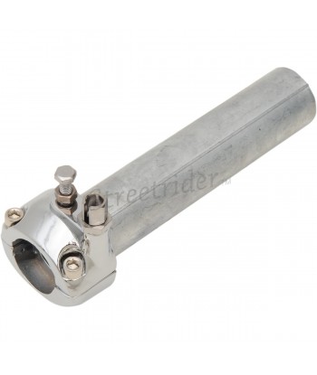 COMANDO GAS ACCELLERATORE SINGOLO CAVO CROMATO PER MANUBRIO 22 MM. MOTO