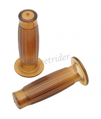 GRIPS 7/8 FROM OLD SCHOOL GRAN TURISMO 22 MM "GOLDEN. FOR MOTORCYCLES